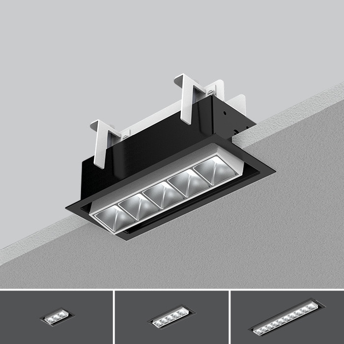 Cluster Recessed<br/>Parabolic Adjustable