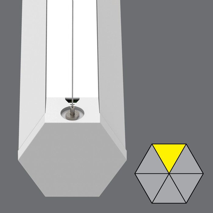 HEX pendant with 1 indirect cell