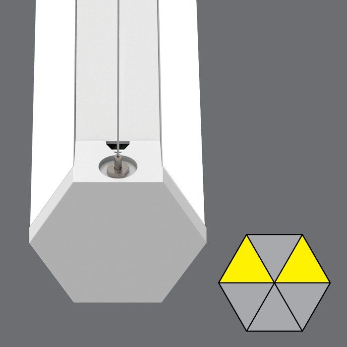 HEX pendant with 2 indirect cells